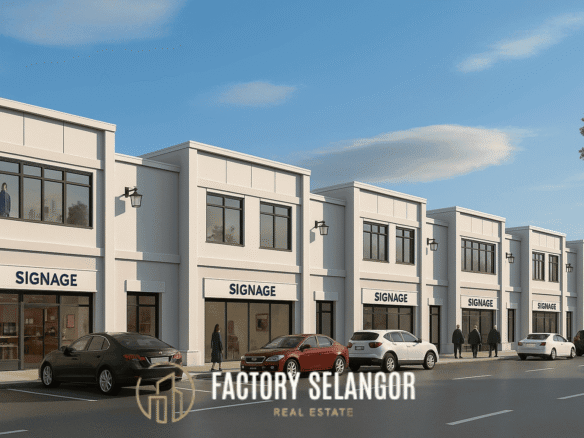 Bandar Enstek 2 Storey Hybrid Shop For Sale Freehold Commercial Hub 25ft Wide Frontage 1