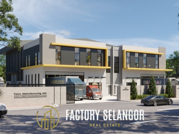 Bukit Raja HA Freehold 3 Storey Semi Detached Factory Meru Klang 40ft Ceiling Height 2